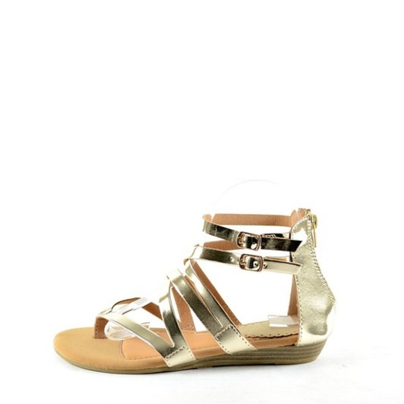 HP Champagne Strappy Sandal - Picture 3 of 5